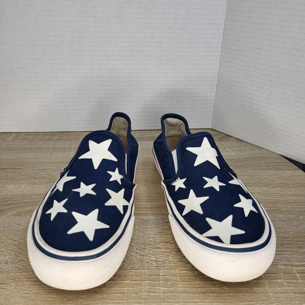 Vans‎ Blue and White Canvas Sneakers with Classic Style